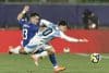 Álvaro Montoro (d) de Argentina disputa el balón con Emanuel Benjamín de Italia en un partido del grupo D de la Copa Mundial Sub-20. EFE/ Osvaldo Villarroel
