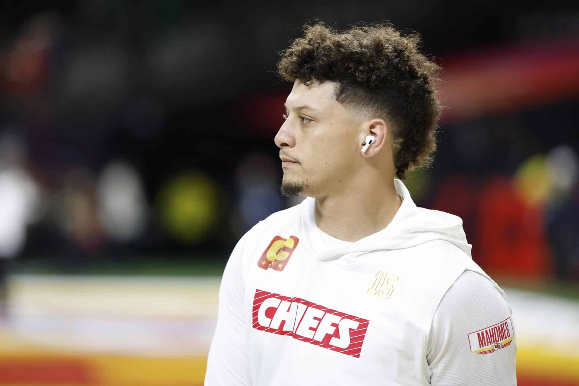 Patrick Mahomes, mariscal de campo de los Chiefs. EFE/EPA/ERIK S. LESSER