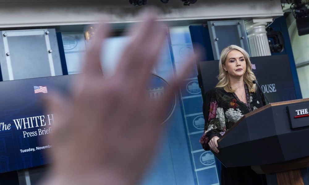 La portavoz del Gobierno de Donald Trump, Karoline Leavitt. EFE/Jim Lo Scalzo