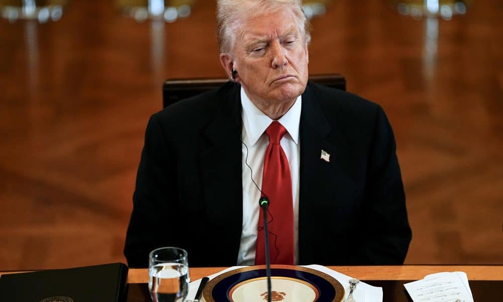 Foto de archivo del presidente de EE.UU., Donald Trump. EFE/Aaron Schwartz/POOL