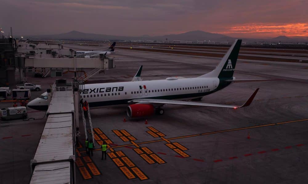 Fotografía del 26 de diciembre de 2023, de aviones estacionados en el Aeropuerto Internacional Felipe Ángeles, en el municipio de Zumpango (México). .EFE/ Sáshenka Gutiérrez