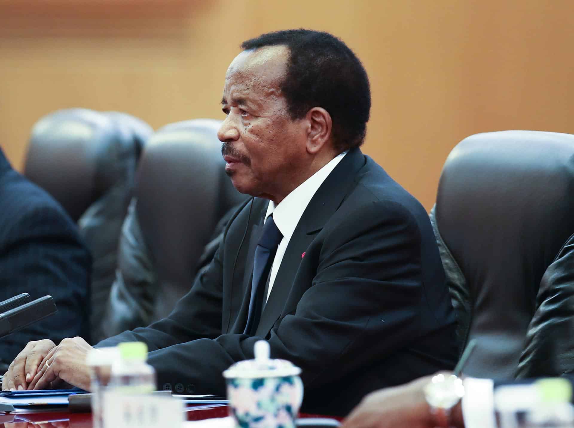 Imagen de archivo del presidente de Camerún, Paul Biya, durante una visita de Estado a China en 2018.EPA/Lintao Zhang
