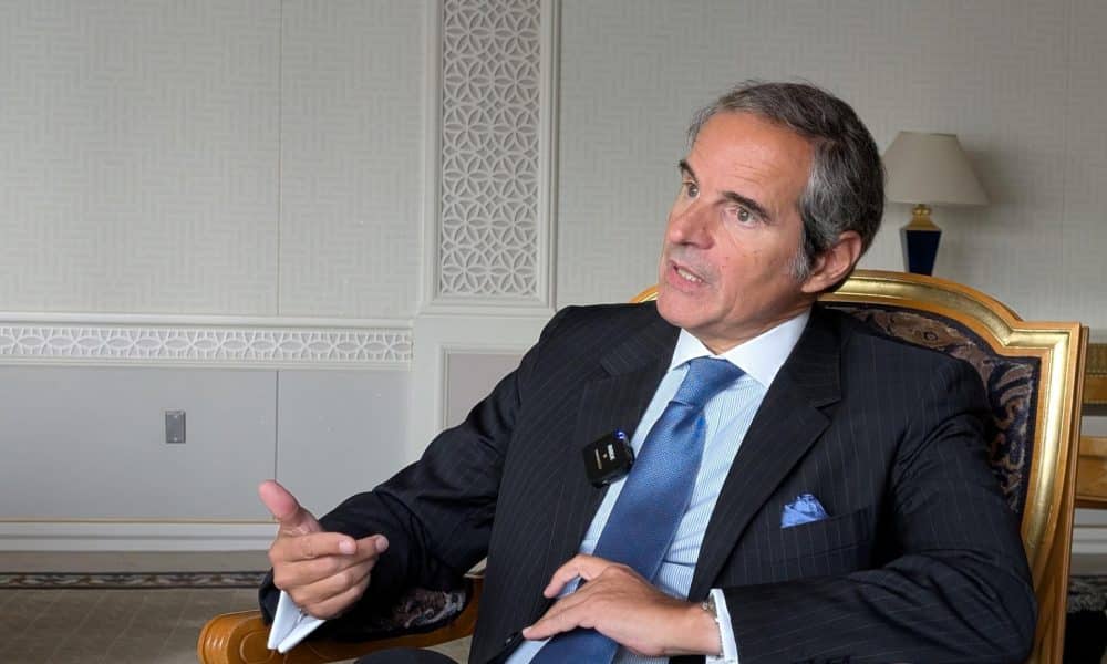 Imagen del  director general del Organismo Internacional de la Energía Atómica (OIEA), el argentino Rafael Grossi. 
EFE/ Eduard Ribas