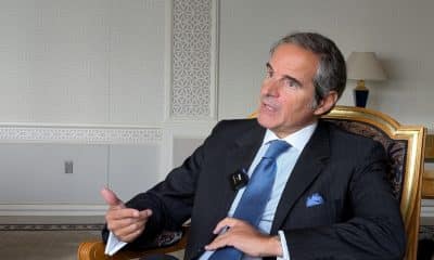 Imagen del  director general del Organismo Internacional de la Energía Atómica (OIEA), el argentino Rafael Grossi. 
EFE/ Eduard Ribas