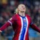 Erling Haaland celebra un gol con la selección noruega. EFE/EPA/Terje Pedersen