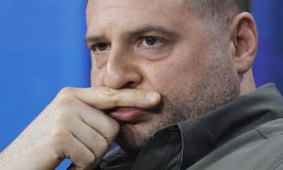 El jefe de la oficina presidencial ucraniana, Andrí Yermak, en una imagen de archivo. EFE/EPA/SERGEY DOLZHENKO EPA-EFE/SERGEY DOLZHENKO