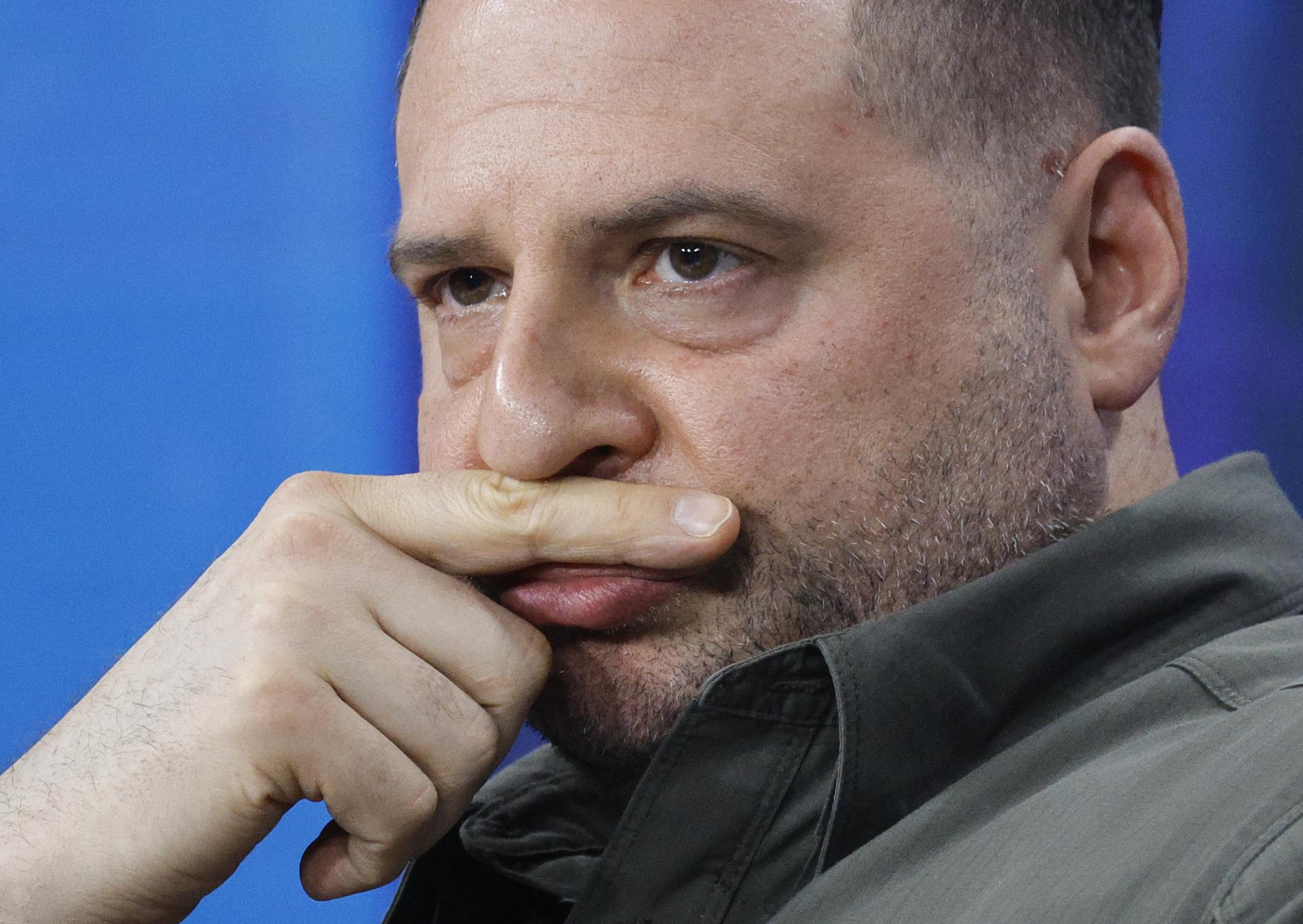 El jefe de la oficina presidencial ucraniana, Andrí Yermak, en una imagen de archivo. EFE/EPA/SERGEY DOLZHENKO EPA-EFE/SERGEY DOLZHENKO