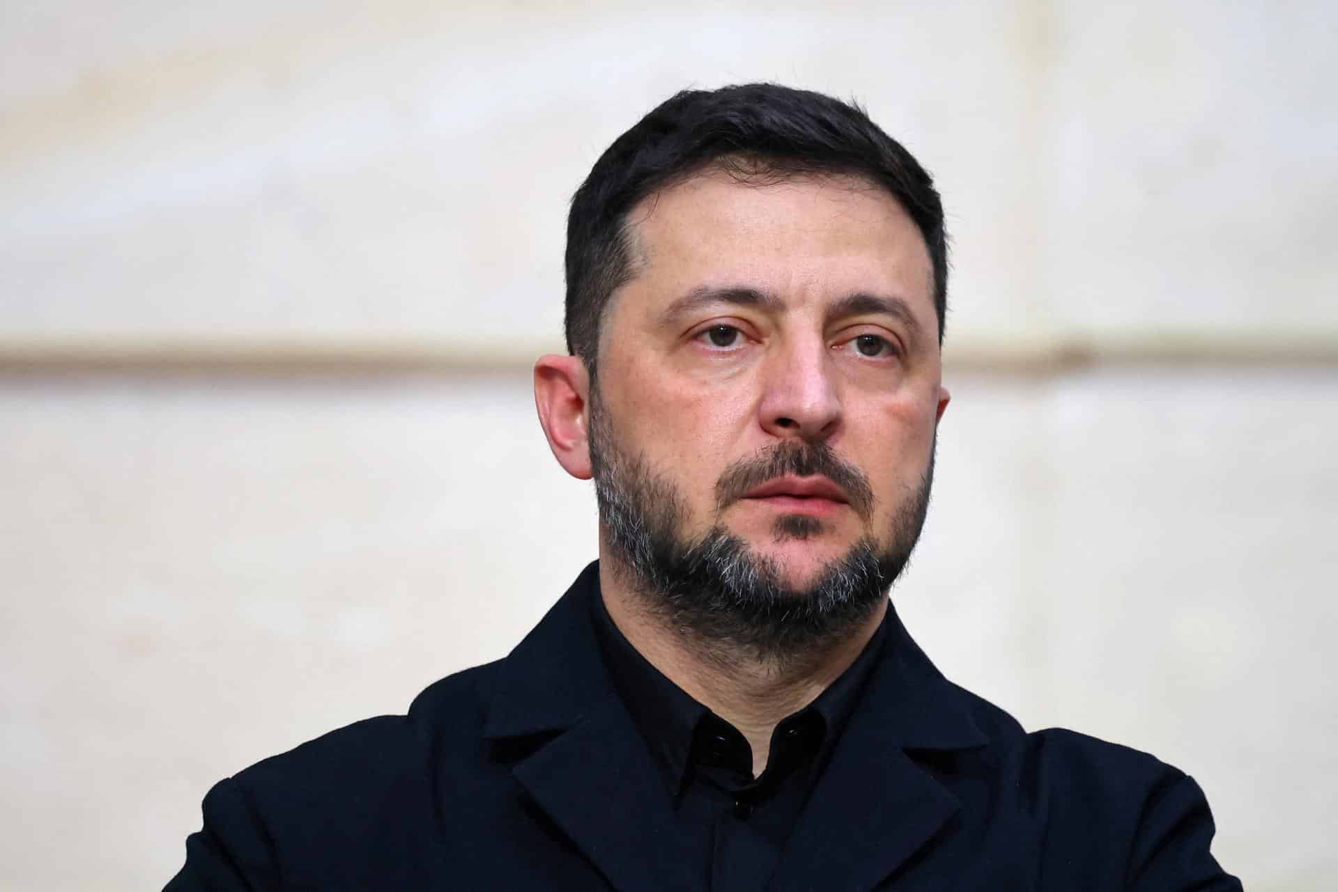 Imagen de archivo del presidente ucraniano Volodimir Zelenski .EFE/EPA/SARAH MEYSSONNIER / POOL MAXPPP OUT