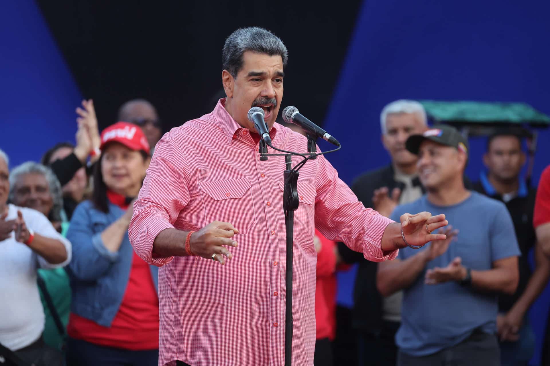 Fotografía de archivo del presidente de Venezuela, Nicolás Maduro. EFE/ Miguel Gutierrez