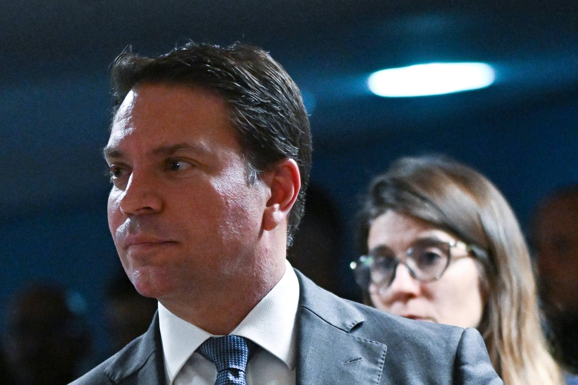 El diputado y ex director general de la Agencia Brasileña de Inteligencia (ABIN), Alexandre Ramagem, en una foto de archivo. EFE/ Andre Borges