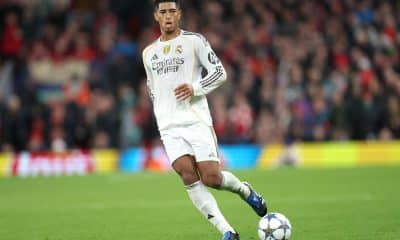 Jude Bellingham durante el partido de la UEFA Champions League que han jugado Liverpool FC y Real Madrid, en Liverpool, Reino Unido. EFE/EPA/ADAM VAUGHAN