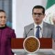 El coordinador nacional de Infraestructura Digital de México, Jorge Luis Pérez Hernández, participa en una rueda de prensa de la presidenta de México, Claudia Sheinabum este miércoles, en Palacio Nacional de la Ciudad de México (México). EFE/ Isaac Esquivel