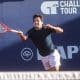Cristian Garín, de Chile, se coronó campeón del Abierto de Uruguay en Montevideo. EFE/Gastón Britos