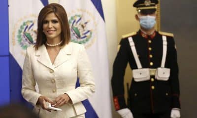 Foto de archivo de la embajadora de El Salvador en Estados Unidos, Milena Mayorga. EFE/Rodrigo Sura