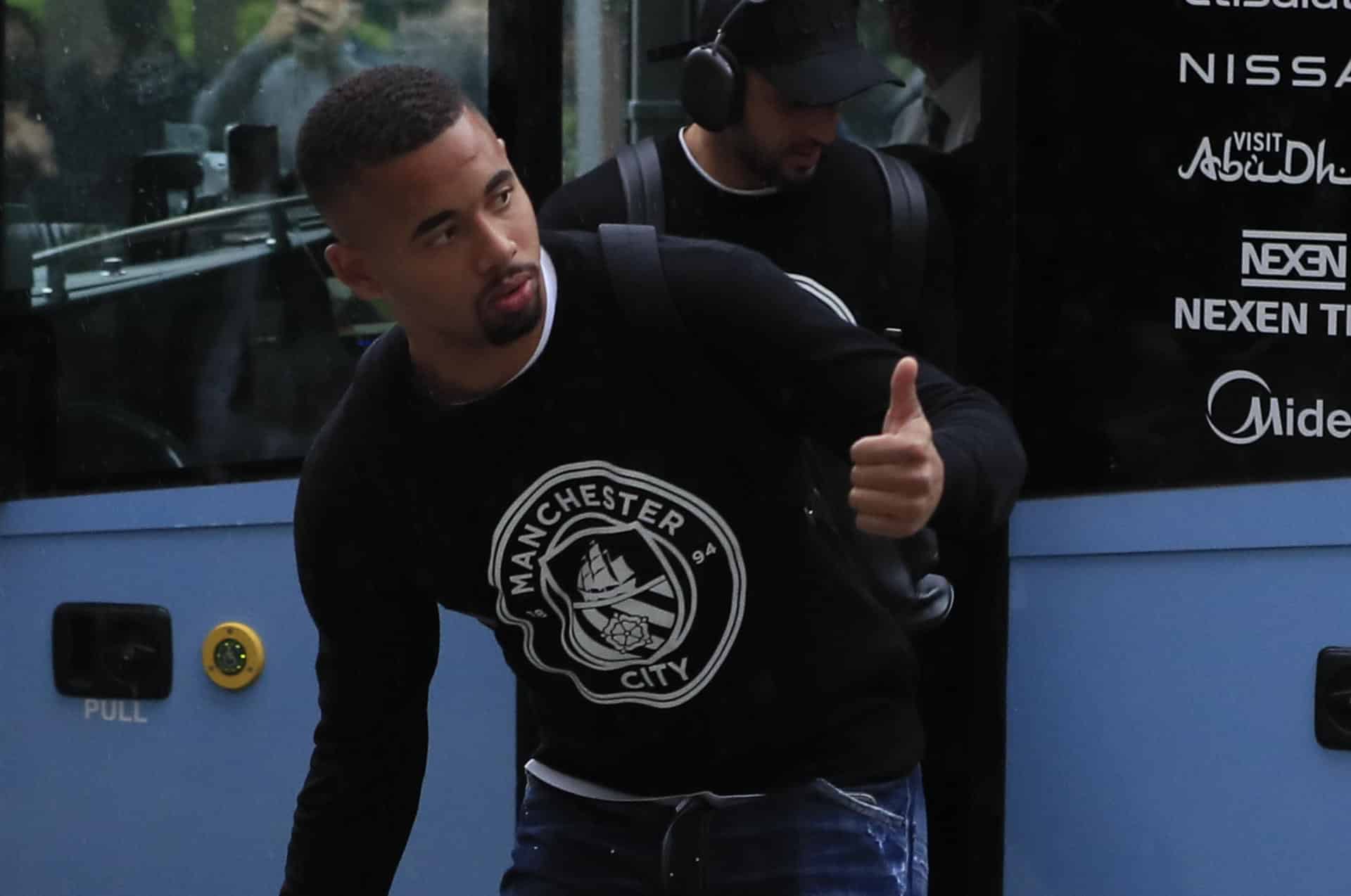 El delantero brasileño del Manchester City Gabriel Jesús. EFE/ Fernando Alvarado