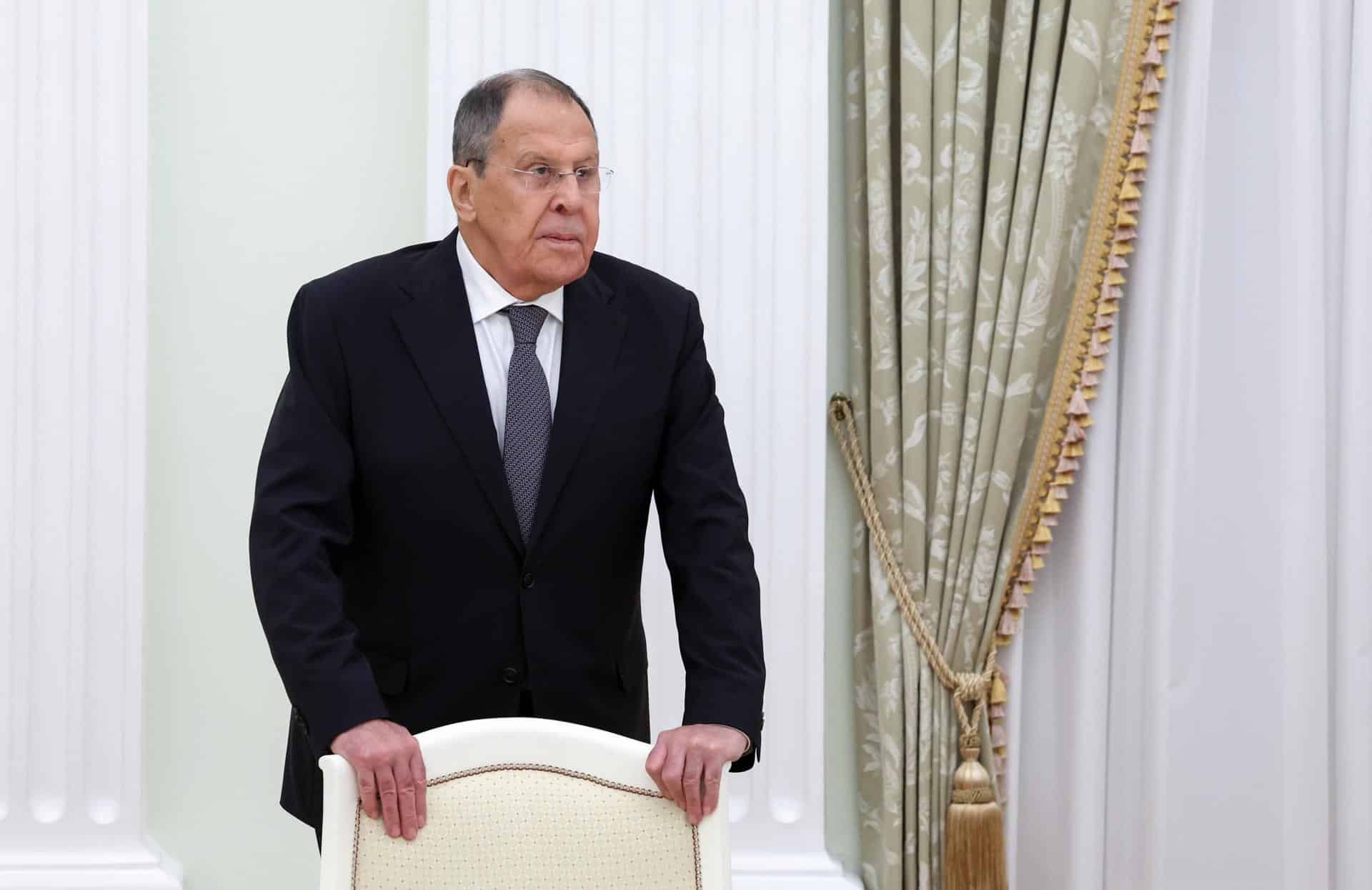 Imagen de archivo del ministro de Exteriores ruso, Serguéi Lavrov. EFE/EPA/VYACHESLAV PROKOFYEV/KREMLIN / POOL MANDATORY CREDIT