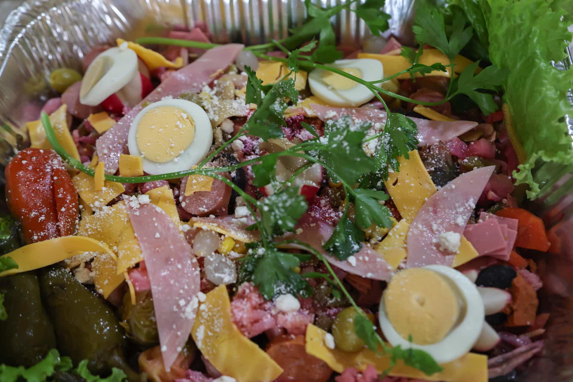 Fotografía que muestra un fiambre guatemalteco este viernes, en Ciudad de Guatemala (Guatemala). EFE/ Mariano Macz