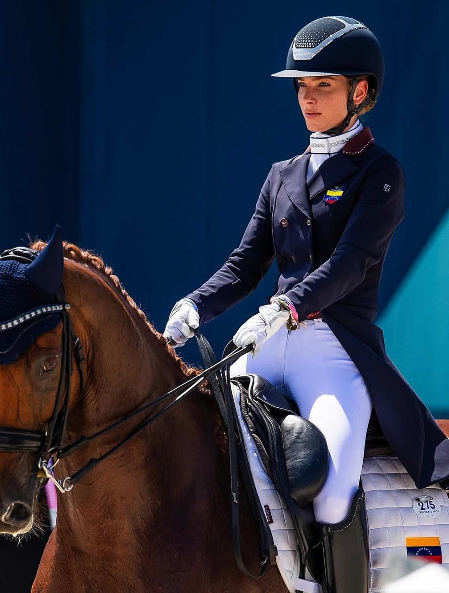 Fotografía cedida por CDIW, de la jinete venezolana Patricia Ferrando, durante una competencia ecuestre en la Ciudad de México (México).EFE/CDIW /SOLO USO EDITORIAL/NO VENTAS/SOLO DISPONIBLE PARA ILUSTRAR LA NOTICIA QUE ACOMAPAÑA (CRÉDITO OBLIGATORIO)