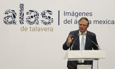 El secretario de Economía, Marcelo Ebrard, habla en conferencia de prensa. Imagen de archivo. EFE/Sáshenka Gutiérrez