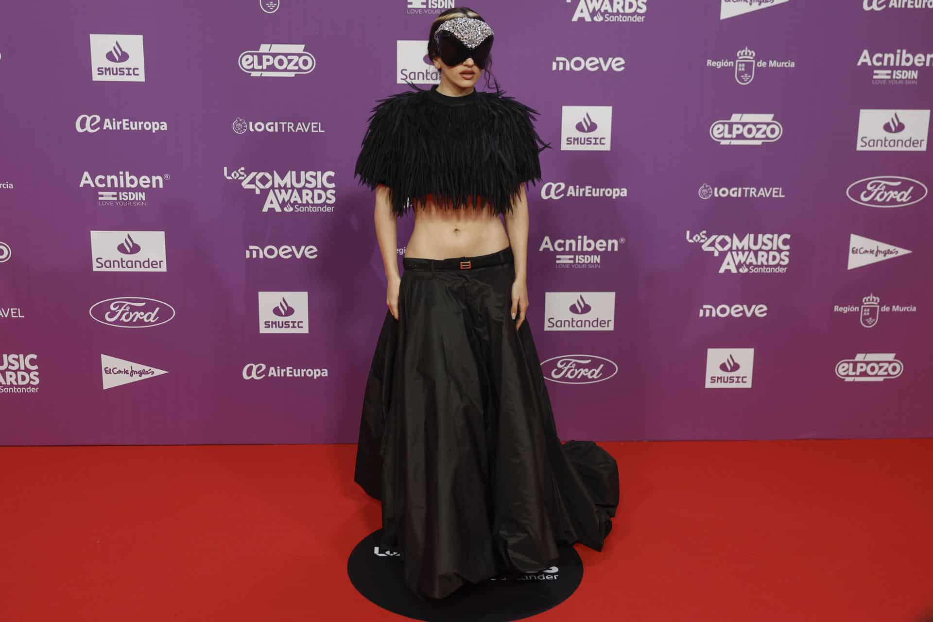 La cantante Rosalía en una imagen reciente en los 40 Music Awards. EFE/ Kai Forsterling