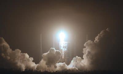 Momento del lanzamiento de un cargero espacial chino, en una imagen de archivo. EFE/Wu Hong