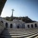 Vista de la fachada principal de la basílica del Valle de Cuelgamuros (antiguo Valle de los Caídos), que fue un monumento clave para el franquismo, a las afueras de Madrid, en España. EFE/ Fernando Villar