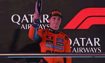 El piloto australiano de McLaren, Oscar Piastri, en Catar. EFE/EPA/ALI HAIDER