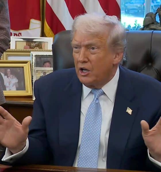 Captura de video tomada de una transmisión en la cuenta oficial @WhiteHouse en la red social X de la Casa Blanca del presidente de Estados Unidos, Donald Trump, hablando durante una rueda de prensa este lunes, en Washington (EE.UU.). EFE/ @WhiteHouse /SOLO USO EDITORIAL/NO VENTAS/SOLO DISPONIBLE PARA ILUSTRAR LA NOTICIA QUE ACOMPAÑA (CRÉDITO OBLIGATORIO)