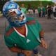 Un aficionado de la selección mexicana de fútbol anima previo a un partido amistoso en el Estadio Akron, en Guadalajara (México). Imagen de archivo. EFE/ Francisco Guasco