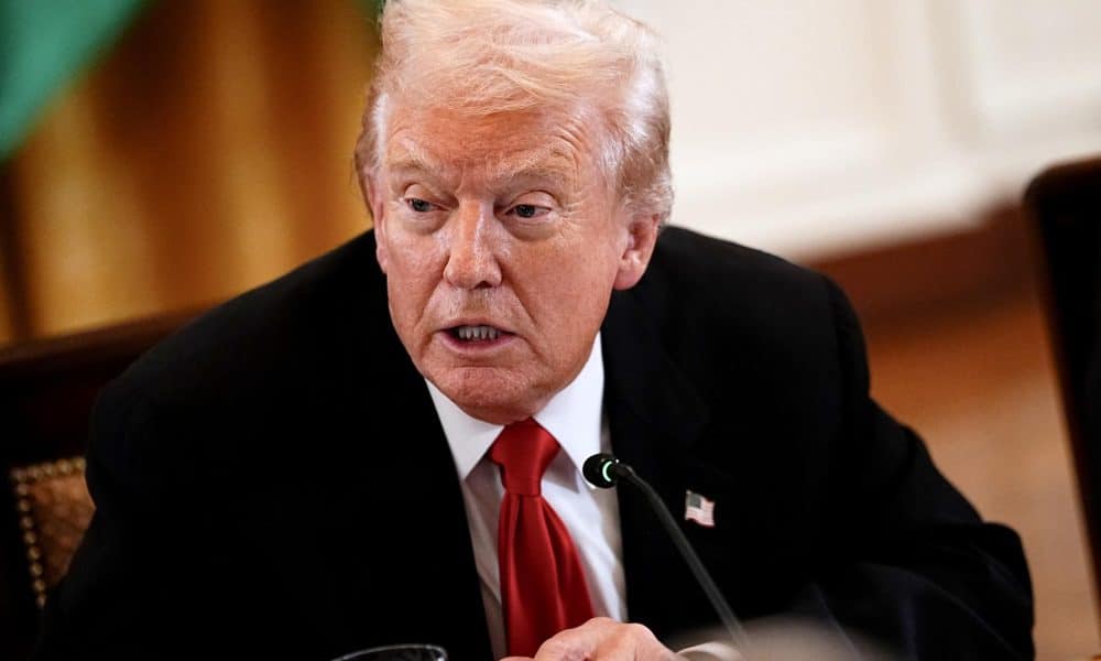 El presidente de EE.UU., Donald Trump. EFE/EPA/Aaron Schwartz / POOL