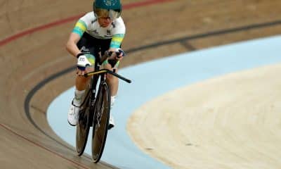 Imagen de archivo tomada el 2 de agosto de 2023 en Glasgow, Reino Unido, que muestra a la paraciclista australiana Paige Greco, oro paralímpico en Tokio 2020, durante el Campeonato Mundial de Ciclismo UCI. EFE/EPA/ADAM VAUGHAN