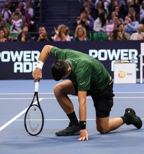 El serbio Novak Djokovic después de proclamarse campeón en Atenas, a participar en las Finales ATP 2025 de Turín.EFE/EPA/GEORGE VITSARAS