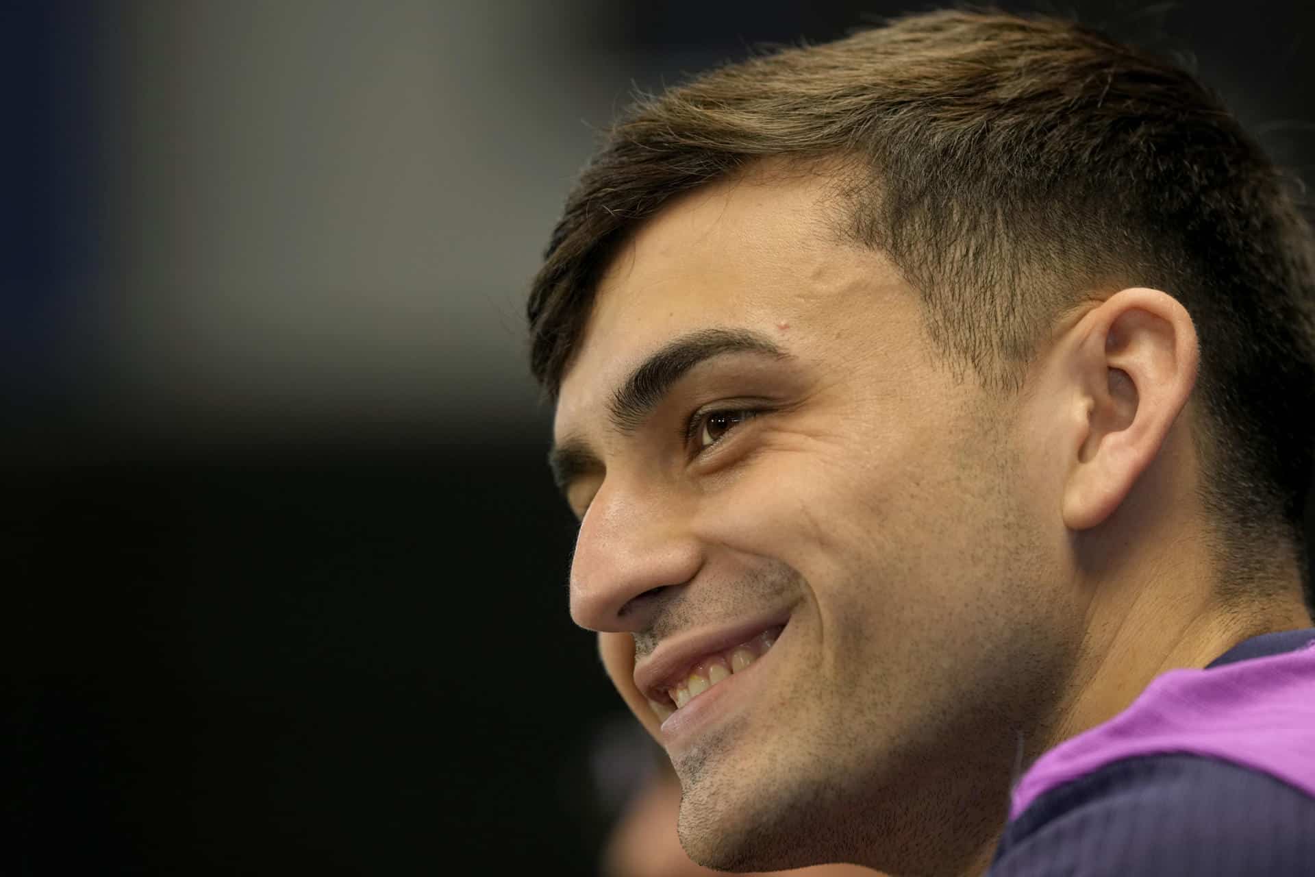 El jugador del FC Barcelona Pedri González. EFE/Alejandro García