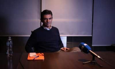 Fotografía de archivo del presidente electo de Bolivia, Rodrigo Paz Pereira, durante una entrevista con EFE, en La Paz (Bolivia). EFE/ Luis Gandarillas