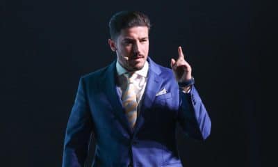 El gobernador de Nuevo León, Samuel García, habla en el foro 'México IA+ Inversión Acelerada' este miércoles, en Ciudad de México (México). EFE/ Mario Guzmán