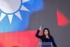 Cheng Li-wun, la nueva presidenta del partido opositor Kuomintang (KMT) de Taiwán, habla tras su ceremonia de juramentación en Taipei, Taiwán. EFE/EPA/RITCHIE B. TONGO