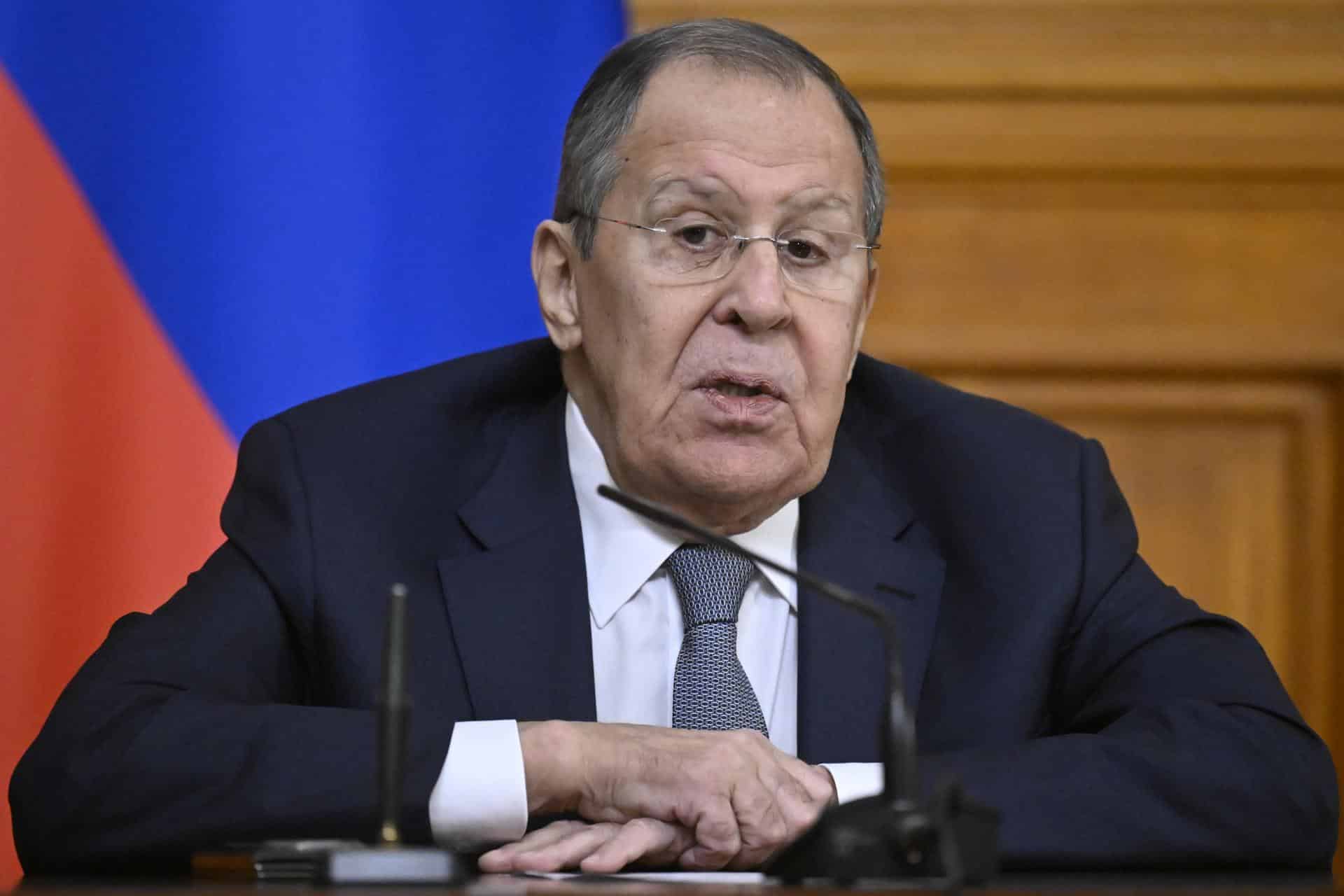 El ministro ruso de Asuntos Exteriores, Serguei Lavrov. EFE/EPA/ALEXANDER NEMENOV/AFP / POOL