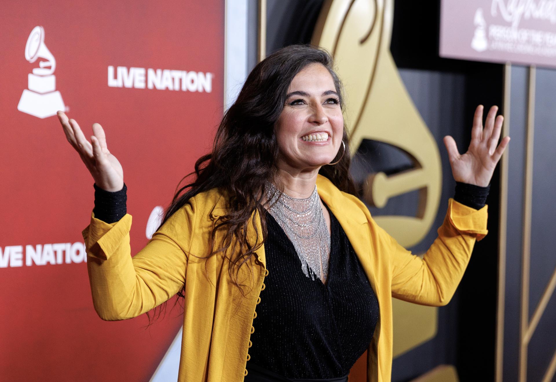 La cantante y compositora española Silvia Pérez Cruz en la 26ª ceremonia de entrega de premios a la Persona del Año de los Latin Grammy en el Mandalay Bay de Las Vegas, Nevada, EEUU. FE/EPA/Cristobal Herrera-Ulashkevich