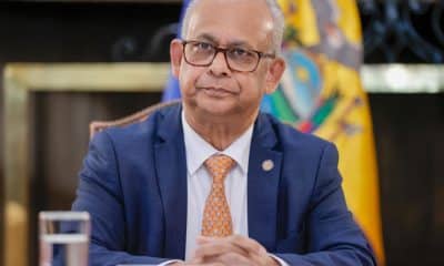 El secretario general de la Organización de los Estados Americanos (OEA), Albert Ramdin, habla durante una rueda de prensa. Imagen de archivo. EFE/ José Jácome