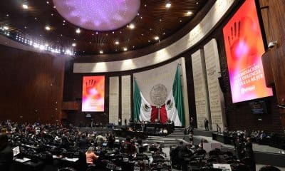 Fotografía cedida este martes por la Cámara de Diputados, durante una sesión ordinaria en la Ciudad de México (México). EFE/Cámara de Diputados/SOLO USO EDITORIAL/NO VENTAS/SOLO DISPONIBLE PARA ILUSTRAR LA NOTICIA QUE ACOMPAÑA(CRÉDITO OBLIGATORIO)