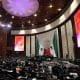 Fotografía cedida este martes por la Cámara de Diputados, durante una sesión ordinaria en la Ciudad de México (México). EFE/Cámara de Diputados/SOLO USO EDITORIAL/NO VENTAS/SOLO DISPONIBLE PARA ILUSTRAR LA NOTICIA QUE ACOMPAÑA(CRÉDITO OBLIGATORIO)