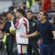 El entrenador del Rayo Vallecano, Íñigo Pérez, durante el partido de la jornada 12 de LaLiga EA Sports que Rayo Vallecano y Real Madrid disputaron en el Estadio de Vallecas, en la capital española. EFE/ Mariscal