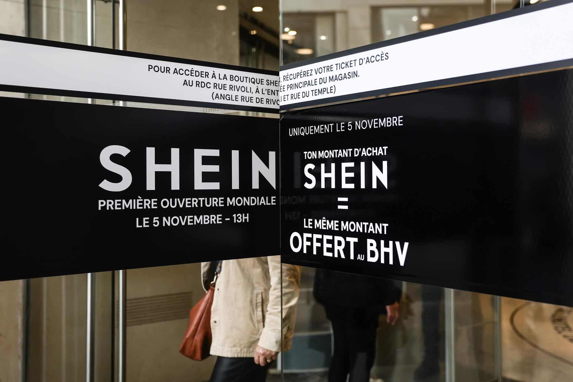 Fotografía de la primera tienda física de Shein inaugurada este miércoles en París. EFE/EPA/TERESA SUAREZ