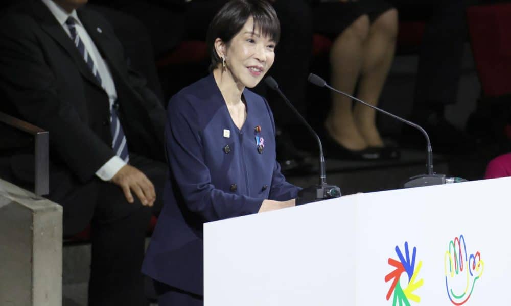 Imagen de archivo tomada en Tokio, Japón, el 15 de noviembre de 2025 que muestra a la primera ministra nipona, Sanae Takaichi. EFE/EPA/JAPAN POOL JAPAN OUT EDITORIAL USE ONLY