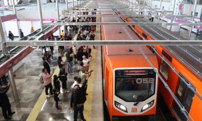 Fotografía de la estación Observatorio durante la reapertura total de la Linea 1 del Sistema Colectivo Metro (SCT) este domingo, en la Ciudad de México (México). EFE/ Mario Guzmán