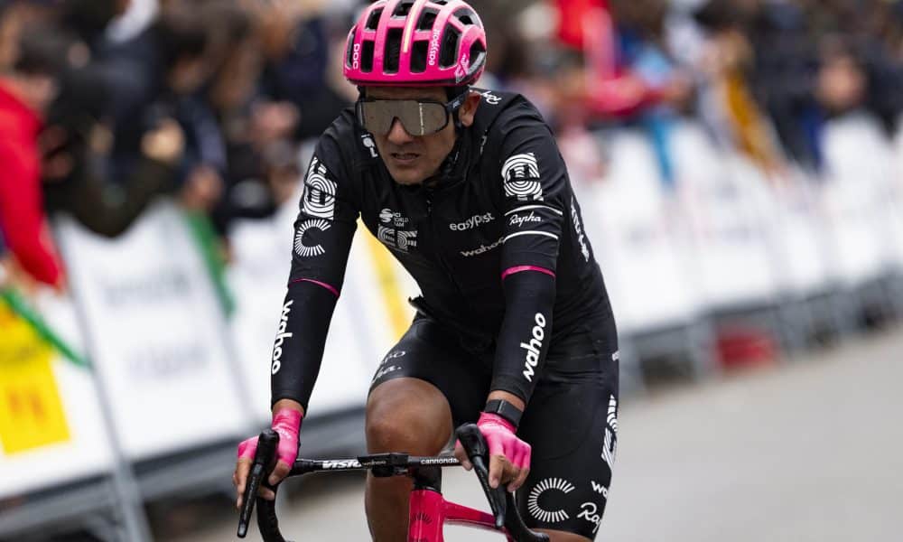 El ciclista ecuatoriano Richard Carapaz en una fotografía de archivo. EFE/Siu Wu