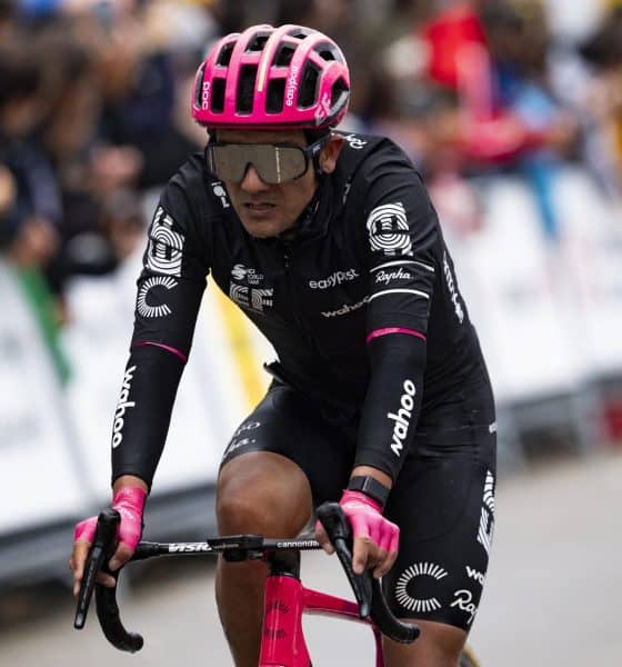 El ciclista ecuatoriano Richard Carapaz en una fotografía de archivo. EFE/Siu Wu