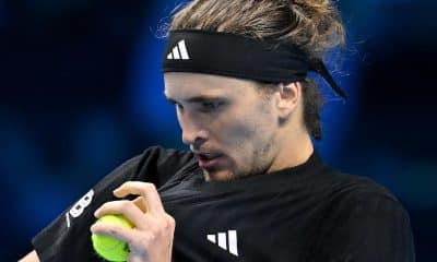 El tenista alemán Alexander Zverev, durante un partido disputado el pasado 14 de noviembre. EFE/ ALESSANDRO DI MARCO