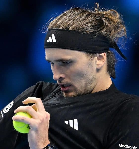 El tenista alemán Alexander Zverev, durante un partido disputado el pasado 14 de noviembre. EFE/ ALESSANDRO DI MARCO