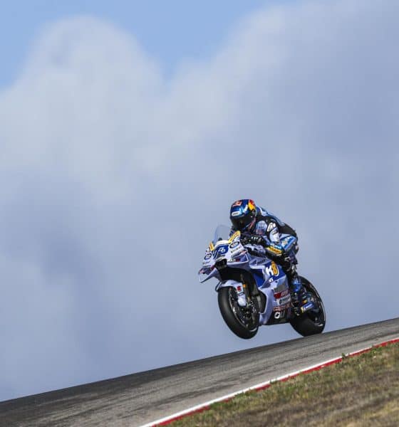 El español Alex Márquez (Ducati Desmosedici GP24) en la carrea Sprint del Gran Premio de Portugal. EFE/EPA/JOSE SENA GOULAO